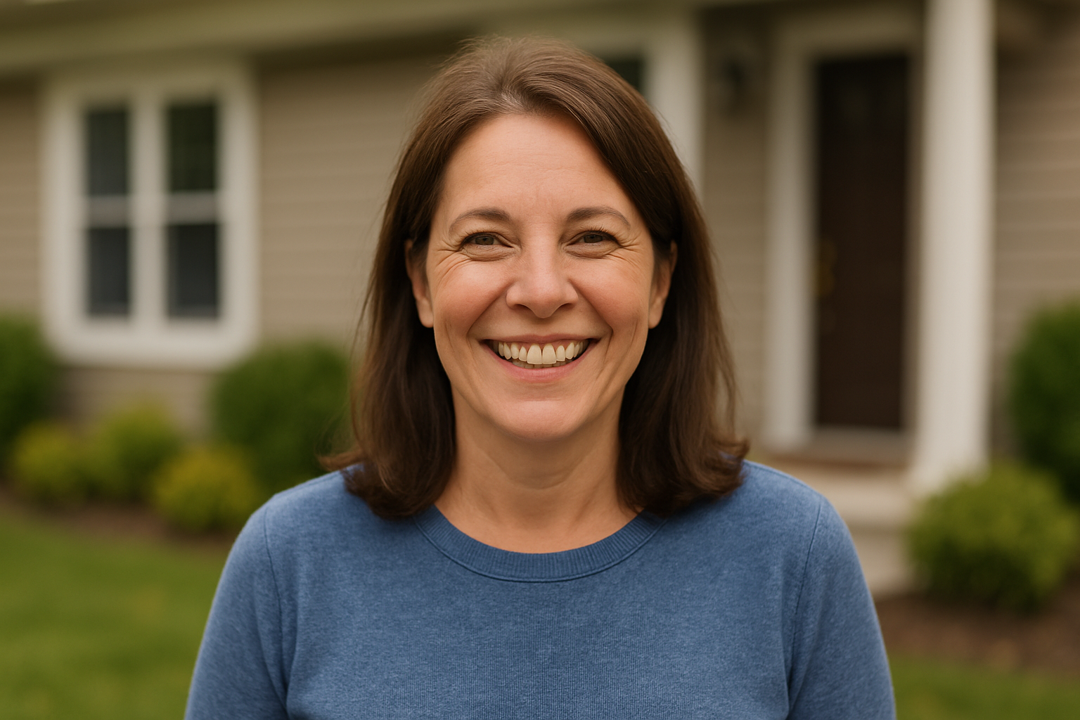 Happy residential client